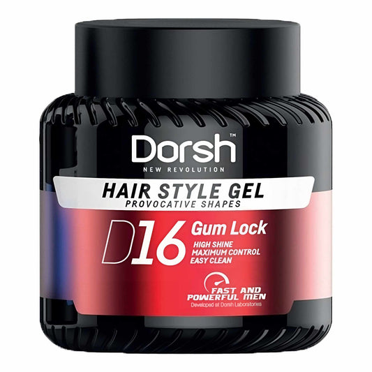 Dorsh Hair Style Gel Gum Lock D16 High Shine Maximum Control 700 ml