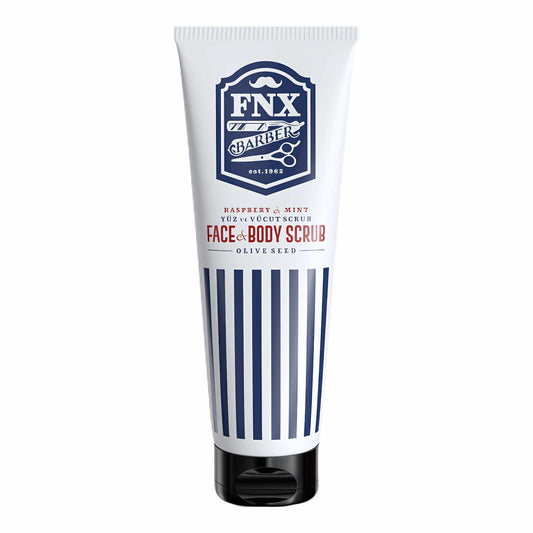 Fnx Barber Face & Body Scrub Raspberry and Mint 250 ml