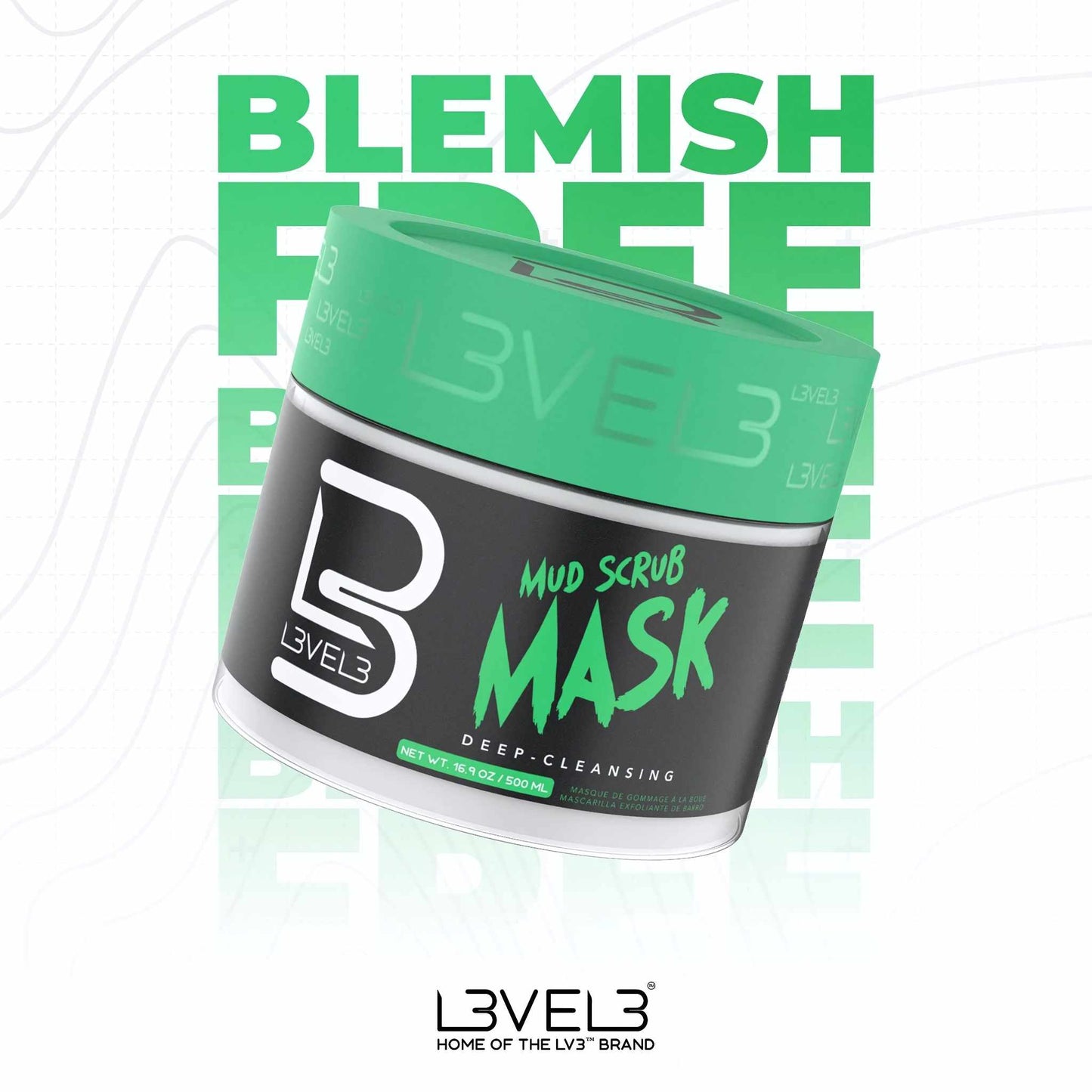 Level3 Mud Scrub Mask 500 ml