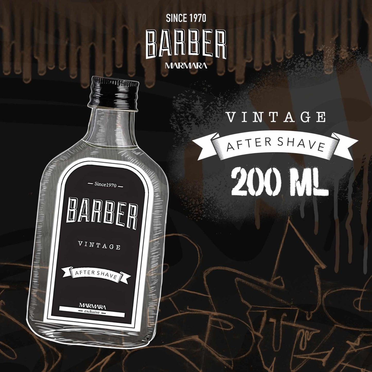 Marmara Vintage After Shave Barber Cologne 200 ml