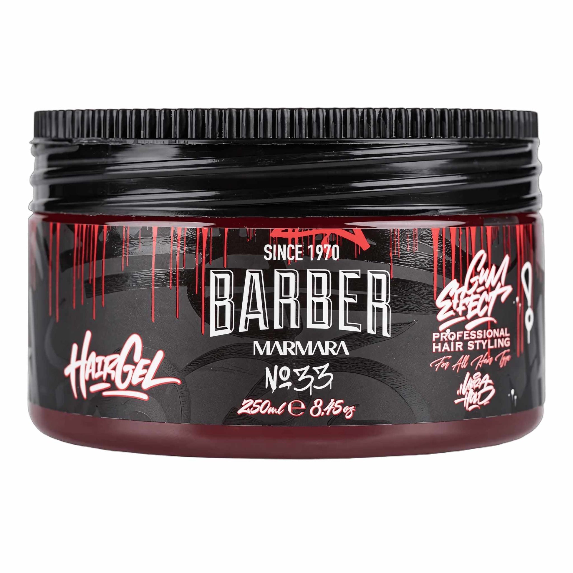 Marmara Barber Hair Gel No. 33 Gum Effect Ultra Hold 250 ml