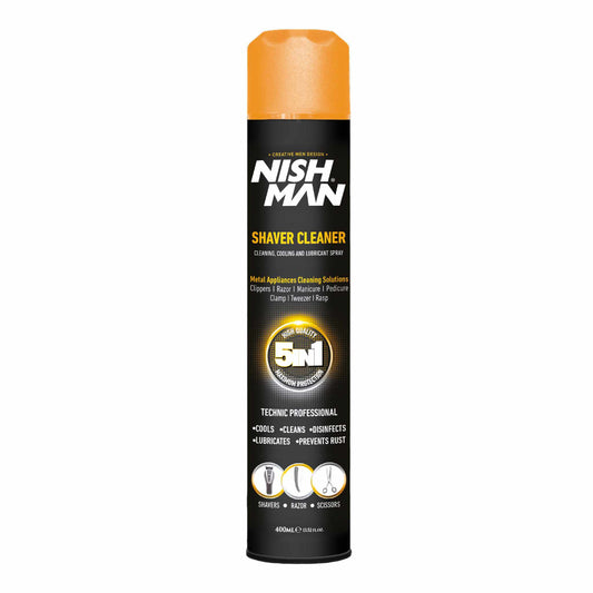 Nishman Shaver Cleaner Spray 5in1 - 400 ml