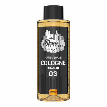 The Shave Factory After Shave Cologne 03 Arabian 500 ml Dropper Cap