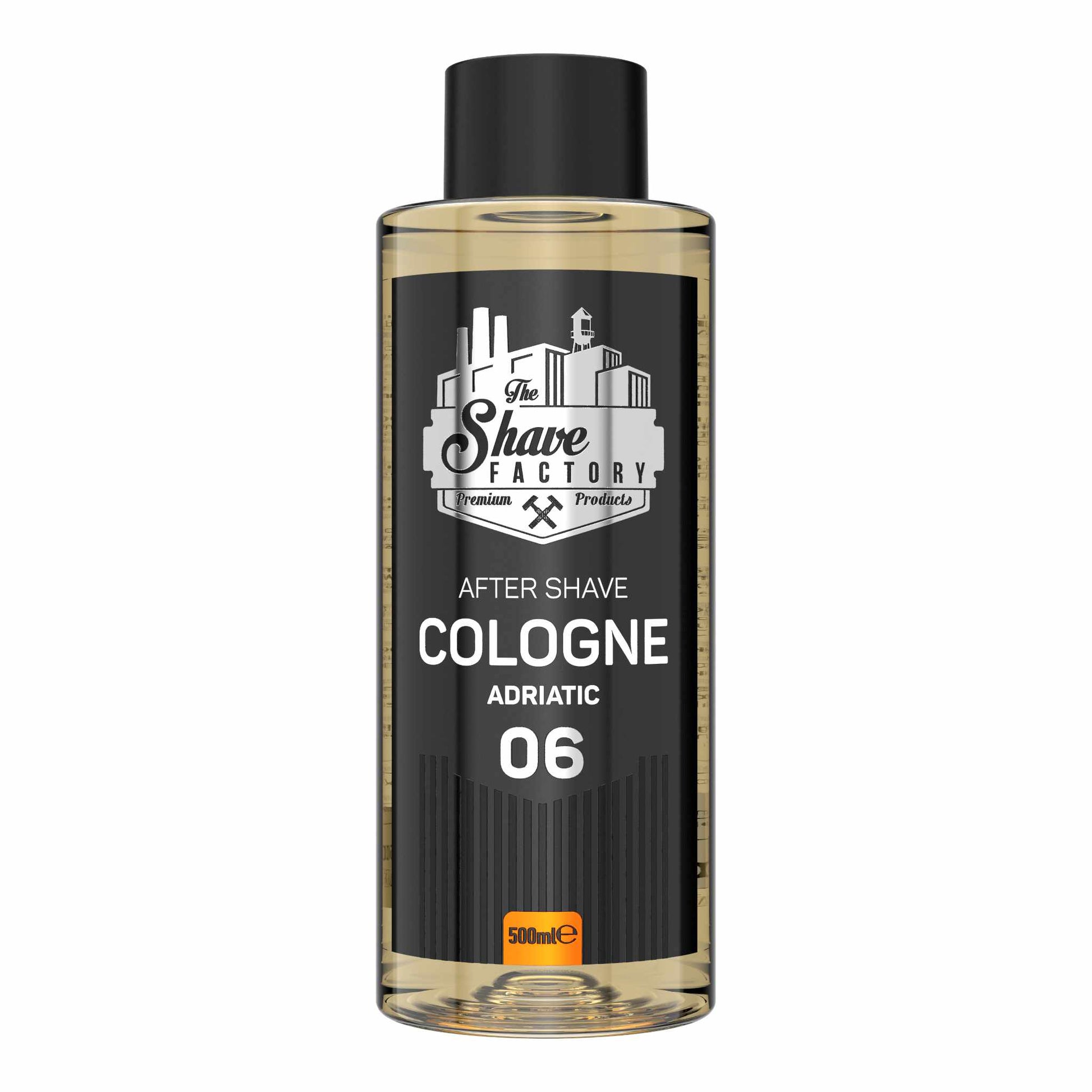 The Shave Factory After Shave Cologne 06 Adriatic 500 ml Dropper Cap