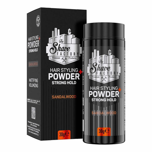 The Shave Factory Hair Styling Powder Strong Hold Sandalwood 30 gr
