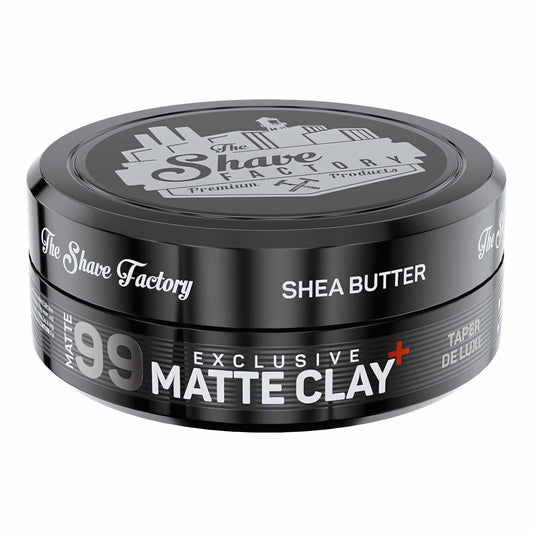 The Shave Factory Matte Clay 99 Shea Butter Taper De Luxe 150 ml