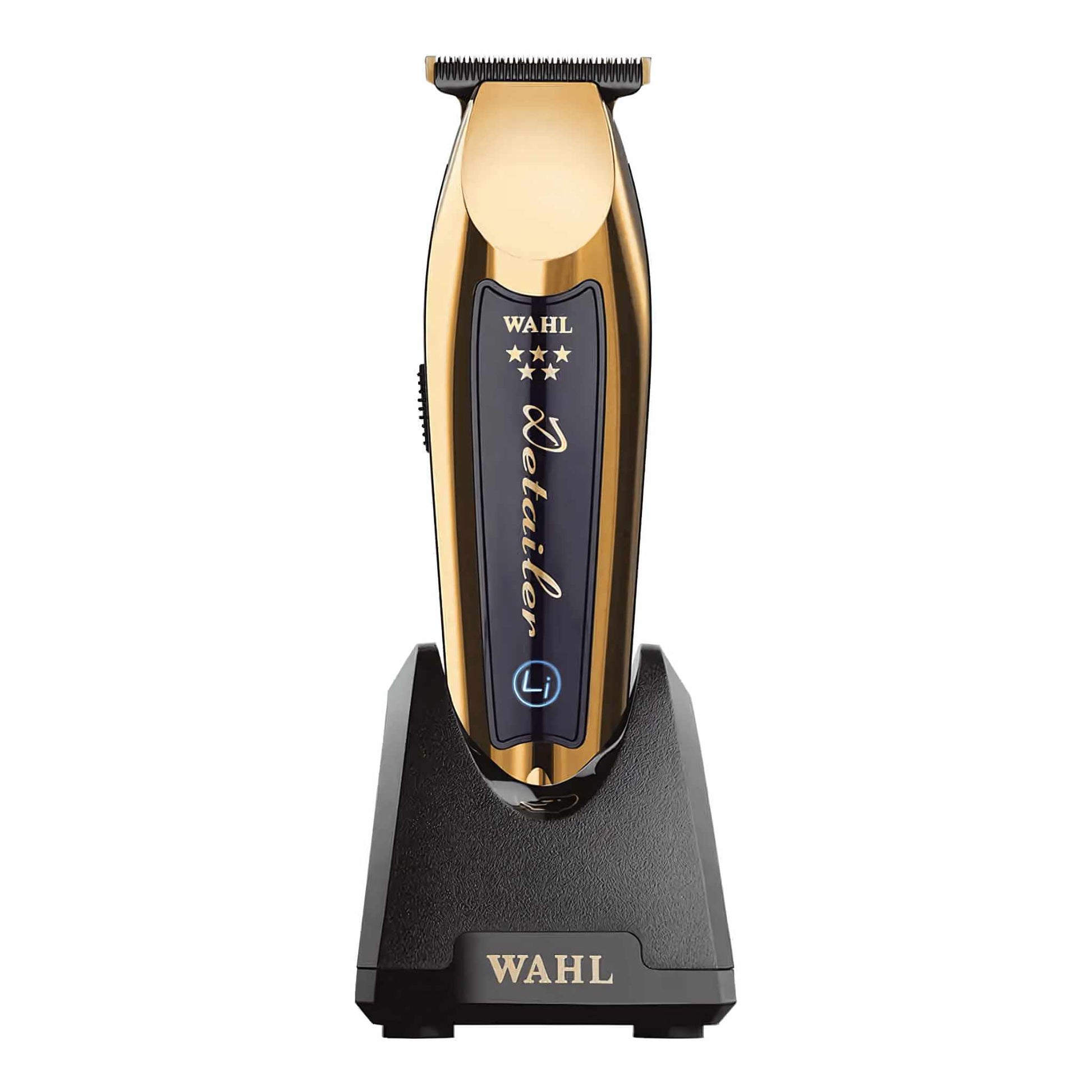 Wahl Gold Cordless Detailer Li in Charging Stand