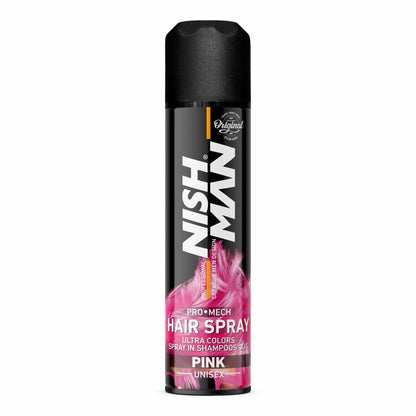 Nishman Hair Color Spray Pink 150 ml