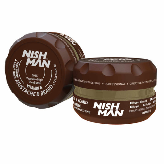 Nishman Beard & Mustache Wax Styling Balm - 100 ml