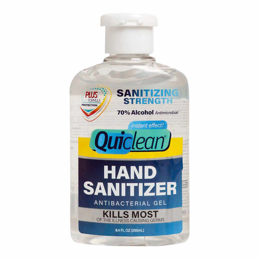 Quiclean Hand Sanitizer Desinfecting Antibacterial Gel 250 ml Online Haarshop