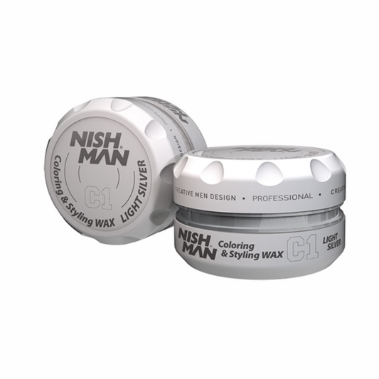 Nishman Coloring Wax C1 Light Silver - 150 ml
